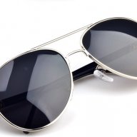 Слънчеви Очила  Aviator (SILVER), снимка 2 - Слънчеви и диоптрични очила - 8495420