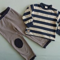 Лот Lc Waikiki и George детски панталон, блуза и елек за дете на 1 г., снимка 2 - Комплекти за бебе - 23411182