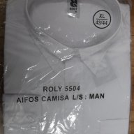 Бели мъжки ризи с  къс ръкав, снимка 5 - Ризи - 17619566