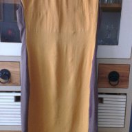 Красива лятна рокля Ellinor с къс паднал ръкав: памук/коприна, 40 EU/46 BG, снимка 1 - Рокли - 12958279