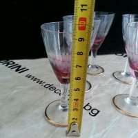 Ретро стъклени чаши чашки  53г, снимка 3 - Антикварни и старинни предмети - 24738338
