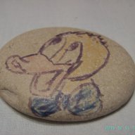 Рисунка върху камък, снимка 1 - Други ценни предмети - 13785542