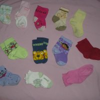 Тънки бебешки чорапки за 3-6-9 месеца, снимка 3 - Други - 18937077