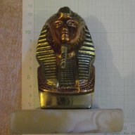 Глава на фараон от бронз, снимка 7 - Други ценни предмети - 11821814