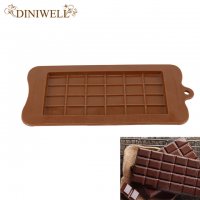 Цяла плочка шоколад 24 парчета силиконов молд форма шоколад тесто фондан шоколадов блок, снимка 3 - Форми - 20814823