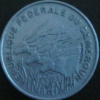 100 франка 1972, Камерун, снимка 2 - Нумизматика и бонистика - 24857563
