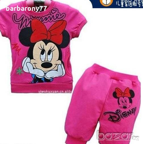 Цикламен комплект с къс ръкав, снимка 1