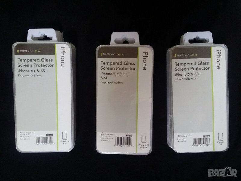 Стъклени протектори за Iphone модели 5 5s 5c 5se 6 6s 6+ 6s+, снимка 1