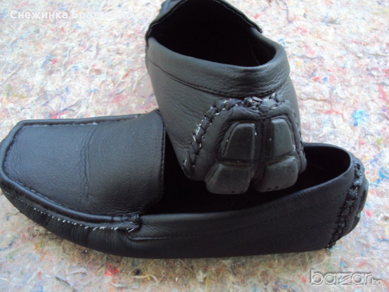 Мъжки маркови мокасини от естествена кожа, снимка 1
