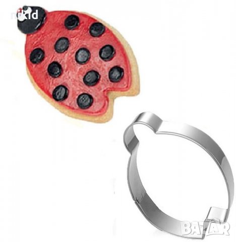 Калинка метален резец форма за сладки бисквитки тесто фондан