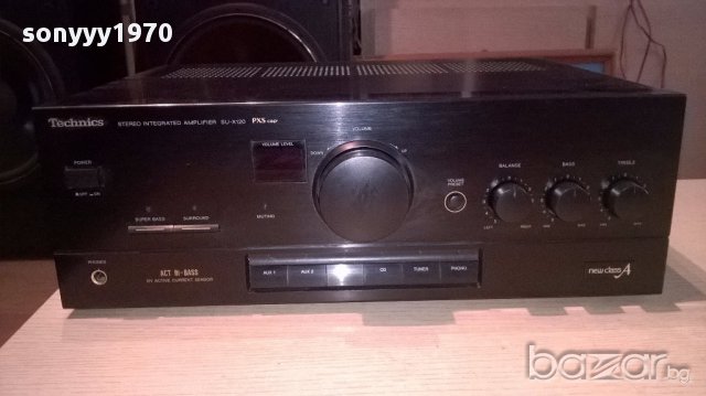 *Technics su-x120 made in japan-230w-stereo amplifier-внос швеицария, снимка 2 - Ресийвъри, усилватели, смесителни пултове - 16365784