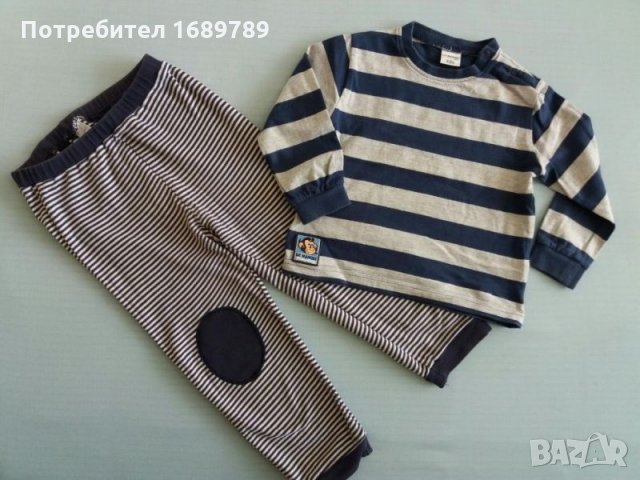 Лот Lc Waikiki и George детски панталон, блуза и елек за дете на 1 г., снимка 2 - Комплекти за бебе - 23411182
