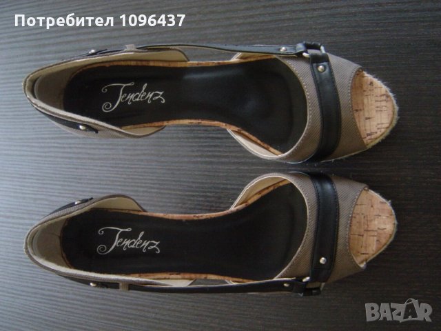 Tendenz отворени обувки, снимка 3 - Дамски обувки на ток - 21641821
