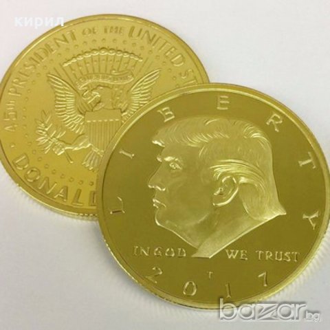 МОНЕТА ДОНАЛТ ТРЪМП, снимка 4 - Нумизматика и бонистика - 20264464