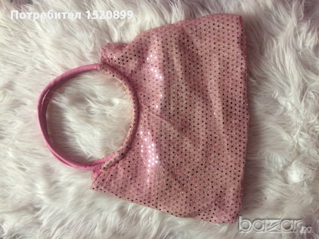 Розова дамска чанта лукс, снимка 2 - Чанти - 16192217