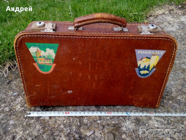 Кожено куфарче, снимка 1 - Антикварни и старинни предмети - 17833284