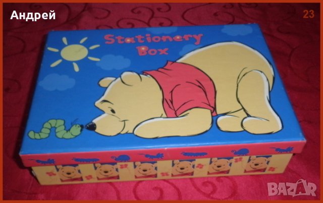 Мечо Пух - детска картонена кутия, двуетажна
