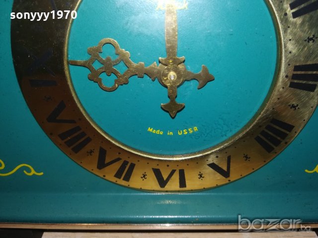 руски ретро часовник-за колекция-27х17х7см, снимка 5 - Колекции - 20189889