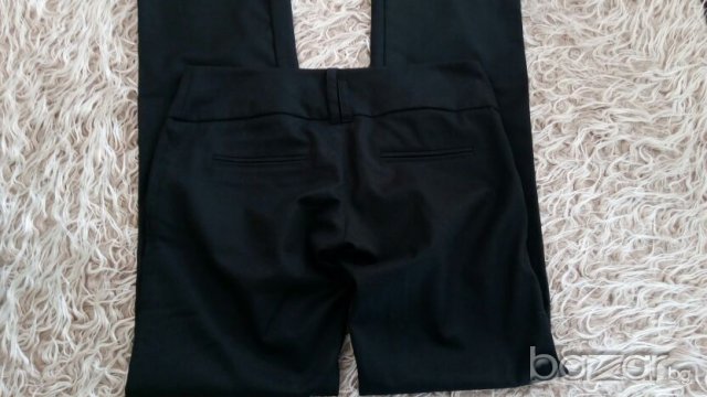 Черен сатенен панталон"S", снимка 5 - Панталони - 20892141