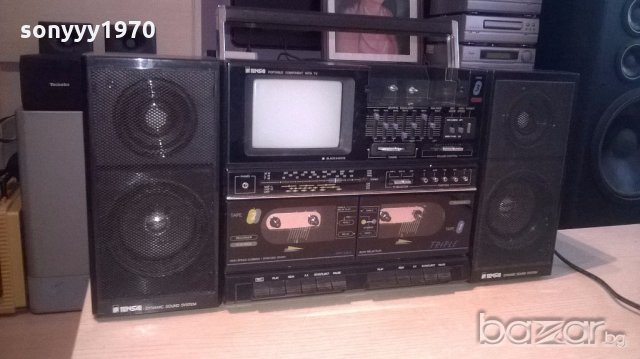 tensai rtc-8315 tv/triple cassette/tuner-внос швеицария, снимка 1 - Радиокасетофони, транзистори - 18605262
