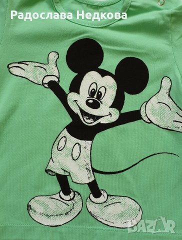 Тениска Мики Маус - 86,92 и 104 см, снимка 2 - Бебешки блузки - 14361360