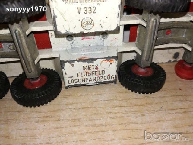 made in germany-маркова пожарна метална кола-20х6х5см, снимка 15 - Колекции - 20900877