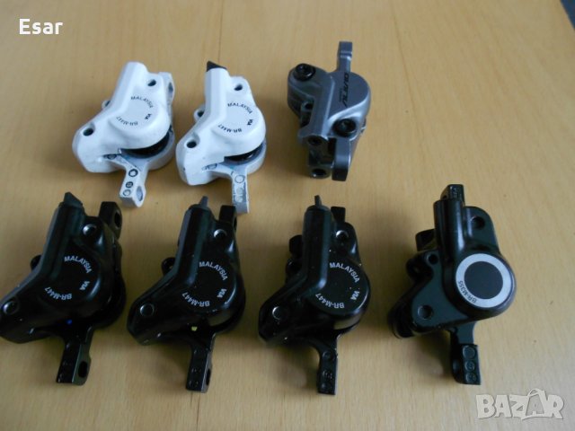 Калипери , апарати, супорти за хидравлични спирачки Shimano., снимка 1 - Части за велосипеди - 23929602