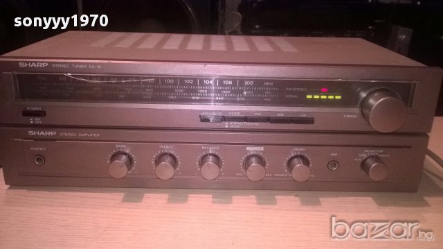 sharp sa-10hb-stereo receiver-made in japan-от швеицария, снимка 6 - Ресийвъри, усилватели, смесителни пултове - 16019877