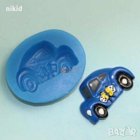 Малка Спортна рали кола автомобил силиконов молд форма декорация торта фондан шоколад