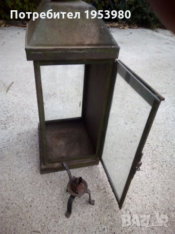 Стар фенер, снимка 5 - Антикварни и старинни предмети - 23328739