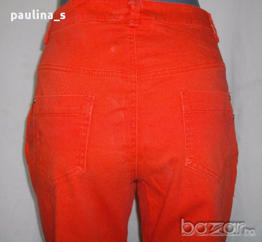 Маркови дънки в оранжево "Basic colection"clothing / оранжеви дънки / голям размер, снимка 7 - Дънки - 14622122