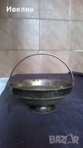 стара метална купа арт нуво