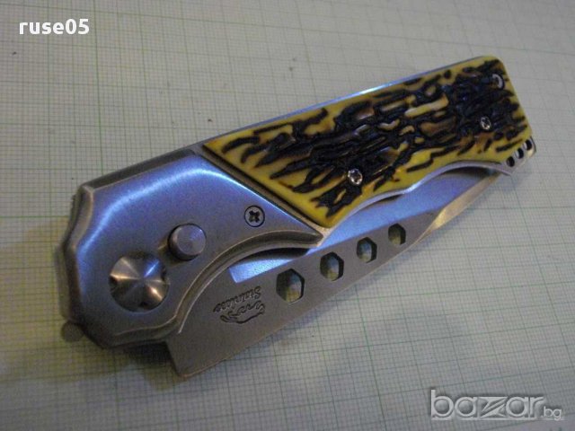 Нож сгъваем полуавтоматичен, снимка 7 - Други ценни предмети - 8247172