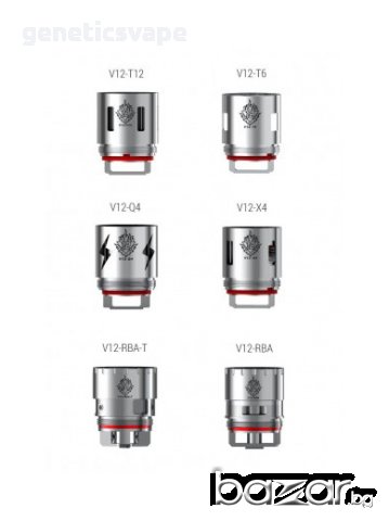 Smok TFV12 Q4 0.15ohm coils изпарители нагреватели на смок, снимка 3 - Аксесоари за електронни цигари - 19776855