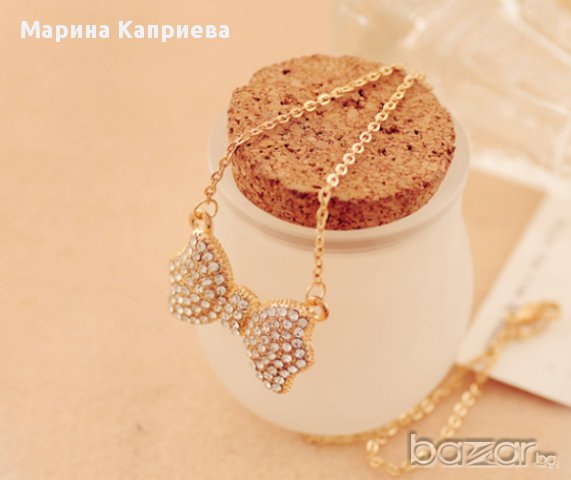  Колие " Панделка " /K-18/, снимка 2 - Колиета, медальони, синджири - 9056795