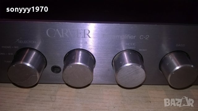 USA-carver c-2 preamplifier-made in u.s.a.120volts-внос швеицария, снимка 7 - Ресийвъри, усилватели, смесителни пултове - 22535095