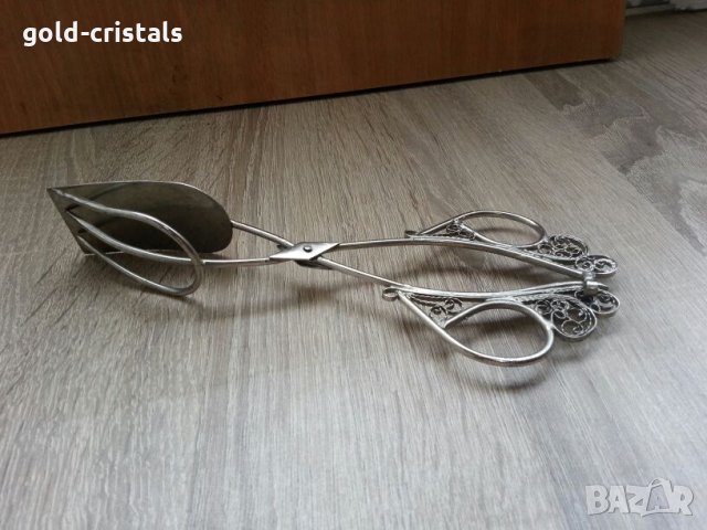 Щипка за сервиране филигран, снимка 2 - Антикварни и старинни предмети - 22641954