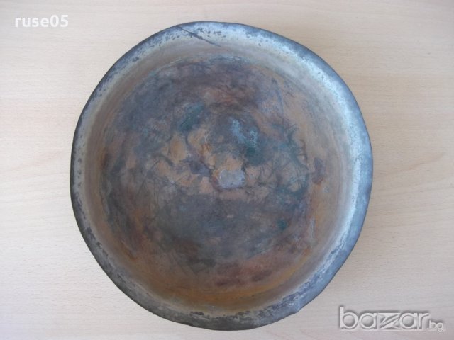 Тава медна стара - 417 гр., снимка 5 - Други ценни предмети - 19225480
