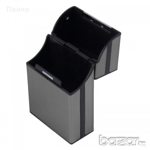 Алуминиева кутия за цигари, табакера слим Cigarette Case, box slim, снимка 4 - Табакери - 18799496