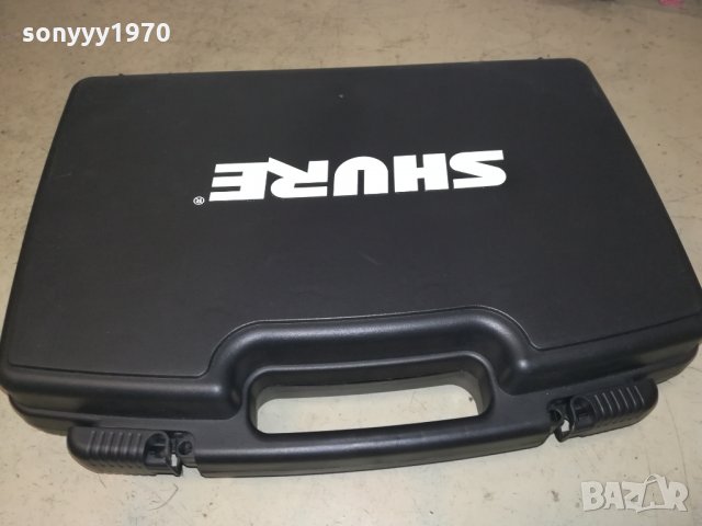 shure САМО ПРИЕМНИК С КУФАР-внос швеицария, снимка 2 - Микрофони - 22519839