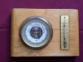 Стар Немски Барометър с Термометър, снимка 1 - Антикварни и старинни предмети - 16359933