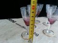 Ретро стъклени чаши чашки  53г, снимка 3