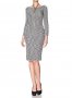Дълга рокля в сив меланж марка by Hellene - 2XL