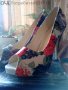 обувки на цветя , снимка 1 - Дамски обувки на ток - 11551023