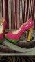 НОВО!!! Лачени цветни обувки, снимка 1 - Дамски обувки на ток - 10713503