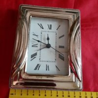 Стар Немски Сребърен Часовник,Будилник 925, снимка 5 - Антикварни и старинни предмети - 23556723
