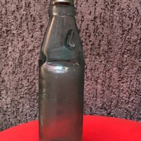 Лимонадено шише с топче от XIX в., снимка 1 - Антикварни и старинни предмети - 24231543