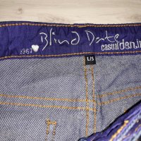 Дамски тъмно сини дънки марка Blind Date, снимка 3 - Дънки - 24029958