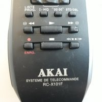 AKAI RC-X101F - дистанционно управление, снимка 3 - Плейъри, домашно кино, прожектори - 25405286