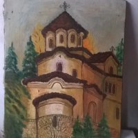 картина-манастир, снимка 1 - Картини - 25317511